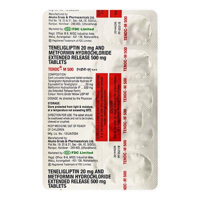 TEN DC M 500mg Tablet 10'S - Diabetes-Ant