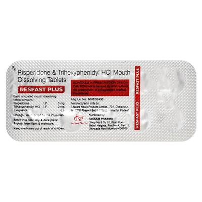 Resfast Plus Tablet 10's - Psychosis-Ans