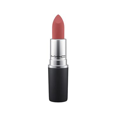 M.A.C Powder Kiss Lipstick-Brickthrough 3 gm - Lipsticks