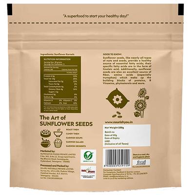 Nourish You Sunflower Seeds (Pack of 3 x 100 gm) - Nutritional Bars