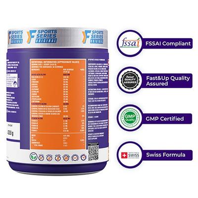 Fast&Up EAA Intra Training Supplement (30 Servings) - Tangy Orange Flavour 420.9 gm - Workout Essentials