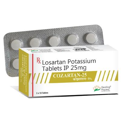 COZARTAN 25 Tablet 10's - Hypertension-Ang