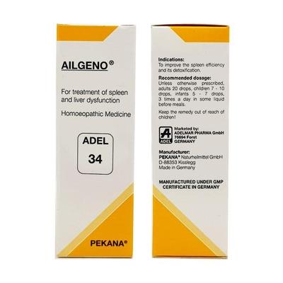 Adel 34 Ailgeno Drops 20 ml - Homeopathic Drops