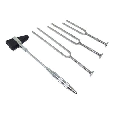Sahyog Wellness Percussion Knee Hammer with Tuning Fork (128 Hz/256 Hz/512 Hz) - Set of 3's - Surgical Instruments