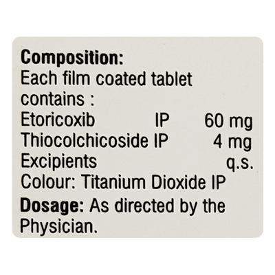 ETORICOB TH Tablet 10's - Muscle Spasm-Mus