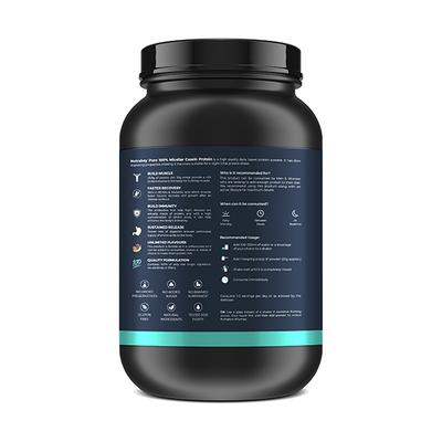 Nutrabay Pure Micellar Casein Protein Isolate - Unflavoured 1 kg - Whey Proteins