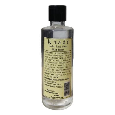 Khadi Herbal Rose Water Skin Toner 210 ml - Personal Care (Ayush)