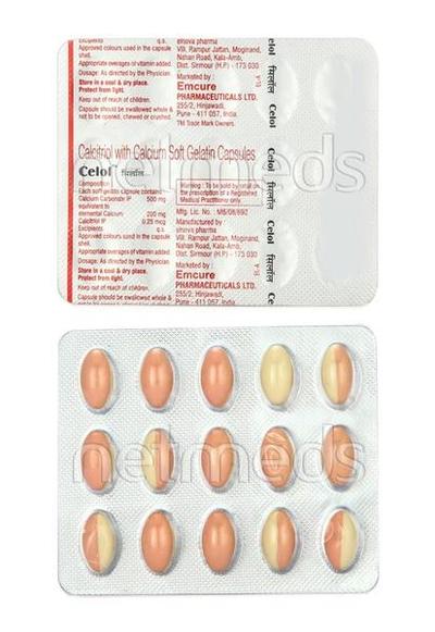 Celol Capsule 15'S - Osteoporosis-Age