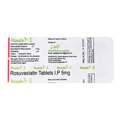ROSAFE 5 Tablet 10's - High Cholesterol-Dys