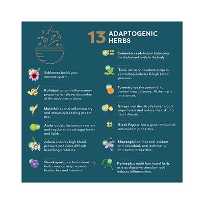 Wellbeing Nutrition Grandma's Kadha Ayurvedic Tea Effervescent Tablet (Pack of 6 x 15's) - General Health