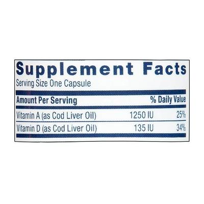 GNC Cod Liver Oil Softgels 100's - General Health