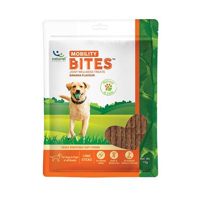Natural Remedies Mobility Bites Banana Flavour 75 gm - Petfood