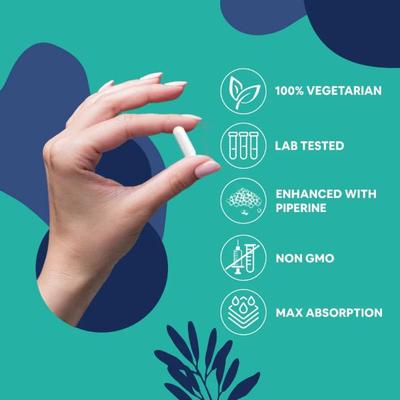 CF Coenzyme Q-10 120 mg with Piperine 6 mg Veg Capsules 60's - Co-Q