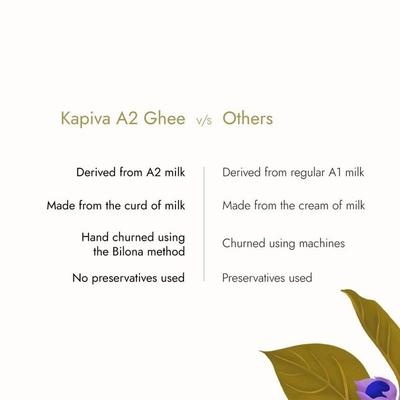 Kapiva A2 Desi Cow Ghee 500 ml - Speciality Medicines