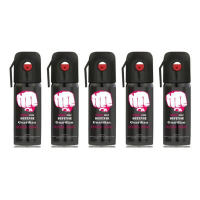 Guardian Self Defense Pepper Spray (Pack of 5 x 55 ml) - Others