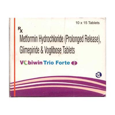 VOBIWIN TRIO FORTE 2 Tablet 15's - Diabetes-Ant