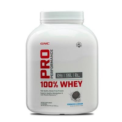 GNC PP 100% Whey Protein Powder - Cookies N Cream 4.84 lb - Whey Proteins