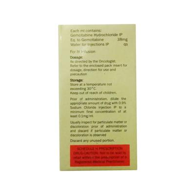 GEM RTU 200mg Injection 1's - Cancer Oncology-Cyt