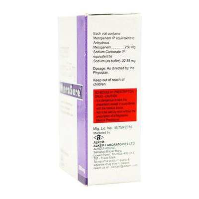 Merosure 250mg Injection 1ml - Bacterial Infections-OBL