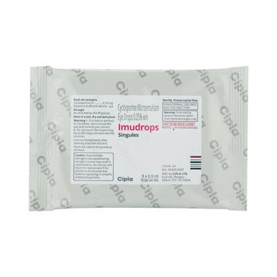 Imudrops Singules Eye Drop 5X0.5ml - Auto Immune Disease-Imm