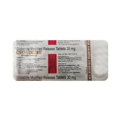MCLAZIDE MR 30 Tablet 10's - Diabetes-Ant