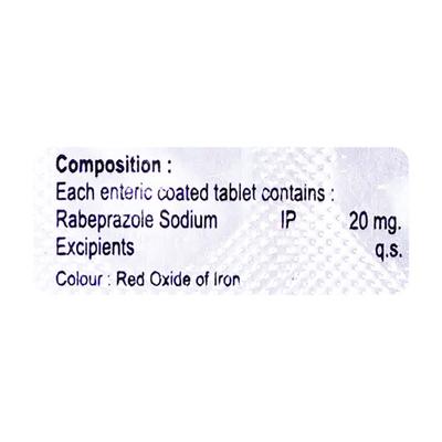 SONIRAB 20mg Tablet 10's - Ulcer/Reflux/Flatulence-Aaa