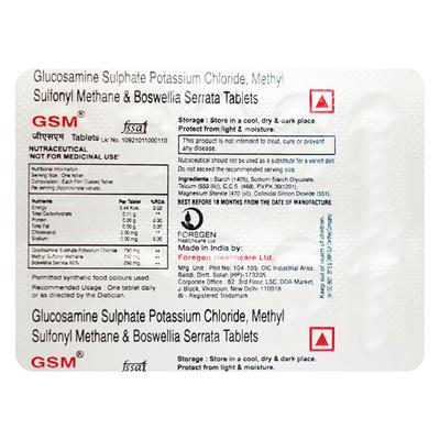 GSM Tablet 10's - Supplements-Sup