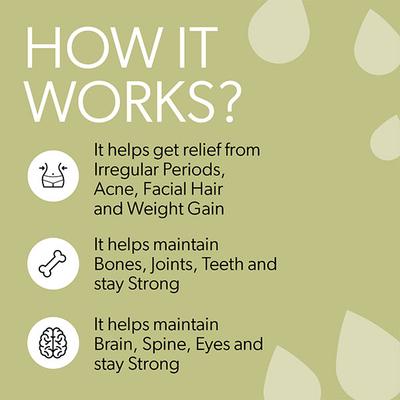 Hera Healthy Hormone Capsule Bundle (No More PCOD + Calcium Core + Omega One) - Women Health