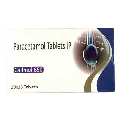 CADMOL 650 Tablet 15's - Fever-Non