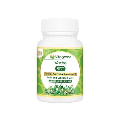 VitaGreen Vacha Capsules 60's - Herbal Dietary Supplement