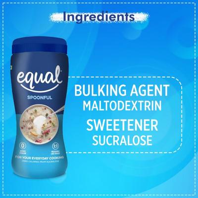 Equal Spoonful Zero Calorie Sugar Powder 80 gm - Sugar Substitute