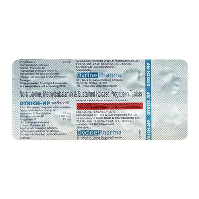 DYRICH NP Tablet 10's - Neuropathic Pain-Dru
