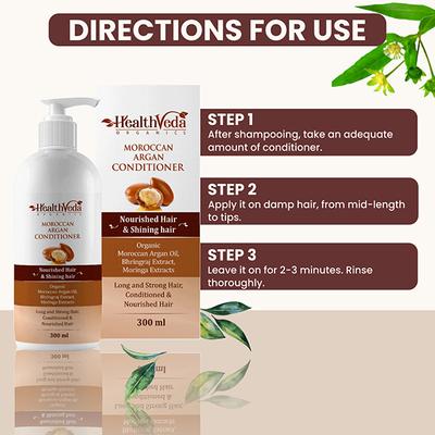 Health Veda Moroccan Argan Conditioner 300 ml - Conditioners