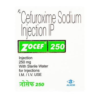 Zocef 250mg Injection 1'S - Bacterial Infections-Cep