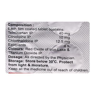 CILIDIN TCH Tablet 15's - Hypertension-Ang