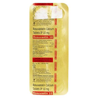 ROSUVASTIN 10mg Tablet 10's - High Cholesterol-Dys