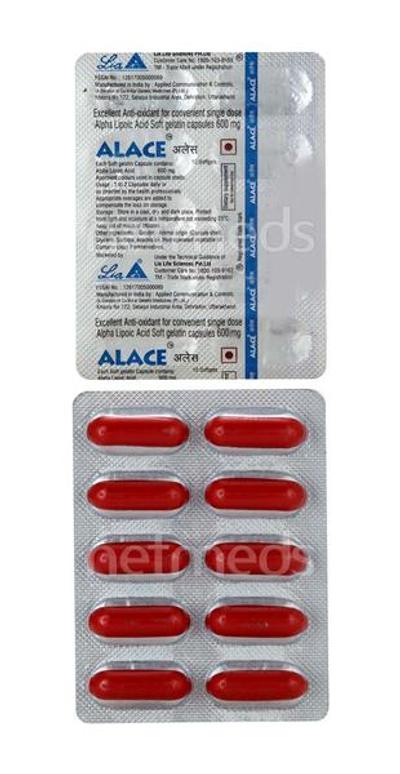 Alace 600mg Capsule 10'S - Supplements-Sup