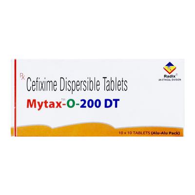 MYTAX O DT 200mg Tablet 10's - Bacterial Infections-Cep