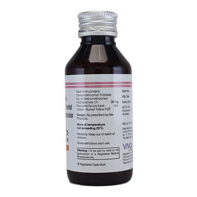 Bricarex D Orange Flavour Suspension 100ml - Cough And Cold-Cou
