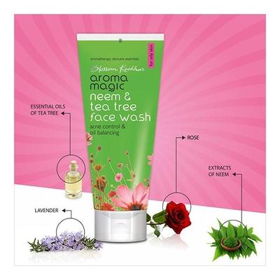 Aroma Magic Face Wash - Neem & Tea Tree 100 ml - Face Wash & Cleansers