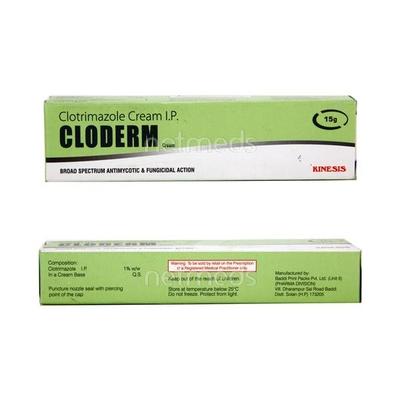 Cloderm Cream 15gm - Fungal Infections-Taa