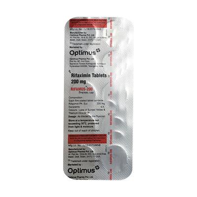 RIFAMUS 200 Tablet 10's - Bacterial Infections-OAB