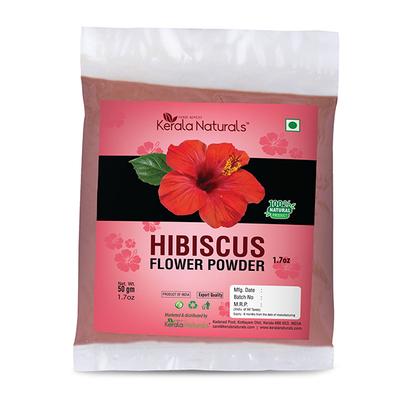 Kerala Naturals Hibiscus Flower Powder 50 gm - Personal Care (Ayush)