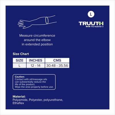 Truuth Tennis Elbow Support (L) - Abdomen/Neck/Arm/Elbow Supports