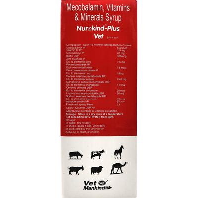 Vet Mankind Nurokind - Plus Vet Syrup 1000 ml - Feed Supplement