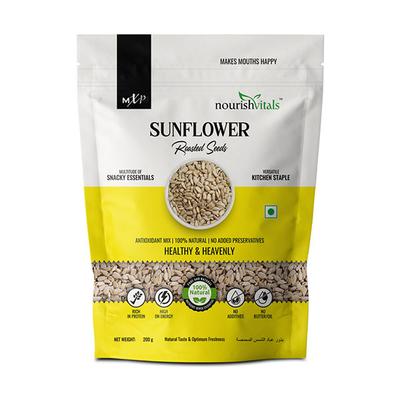 NourishVitals Sunflower Roasted Seeds 200 gm - Nutritional Bars