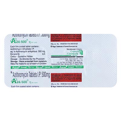 A 24 500mg Tablet 5'S - Bacterial Infections-Mac