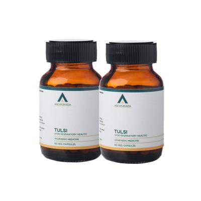 Age Ayurveda Tulsi Veg. Capsule (Pack of 2 x 60's) - Pure Herbs