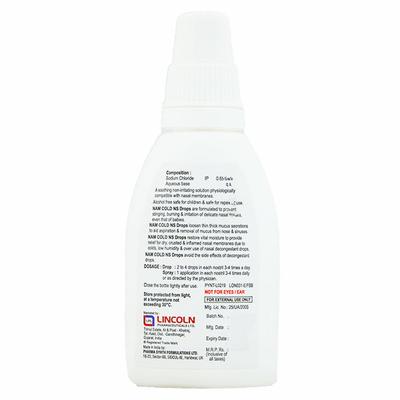 Nam Cold NS Nasal Drops 10ml - Nasal Congestion-Nas