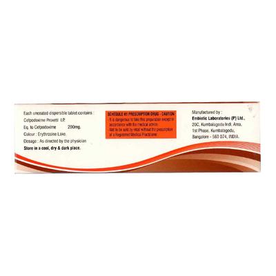 SEDPOD 200DT Tablet 10's - Bacterial Infections-Cep
